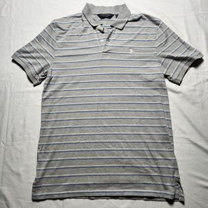 Ralph Lauren Polo Golf Mens Large Wicking Striped Shirt Classic Fit Pony Preppy